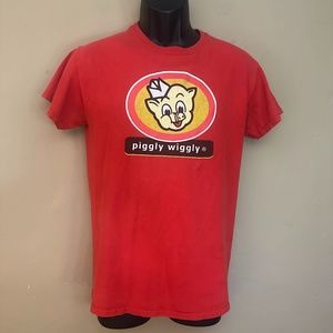 Piggly Wiggly T Shirty Small VINTAGE gently worn 100% cotton